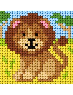 Kit telaio per bambini - Il leone