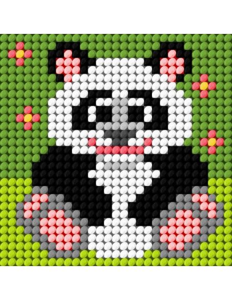 Kit telaio per bambini - Il panda
