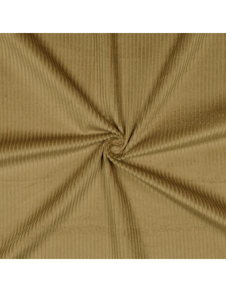 Tessuto velluto a coste cotone - Vecchio oro