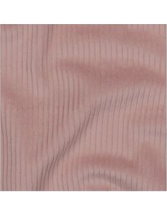 Tessuto velluto a coste di cotone - Rosa antico 2