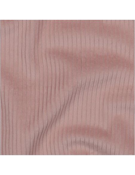 Tessuto velluto a coste di cotone - Rosa antico