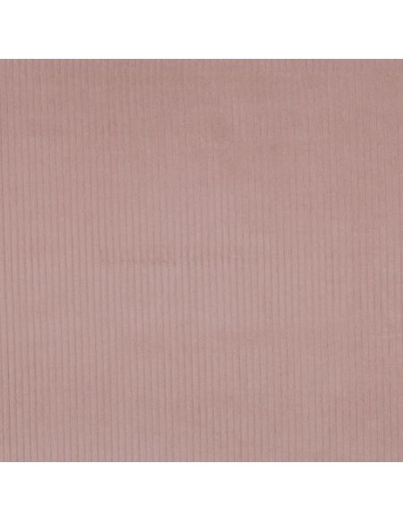 Tessuto velluto a coste di cotone - Rosa antico