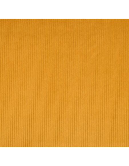 Tessuto velluto a coste di cotone - Giallo