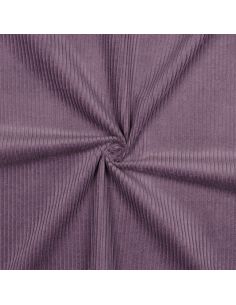 Tessuto velluto a coste di cotone - Malva