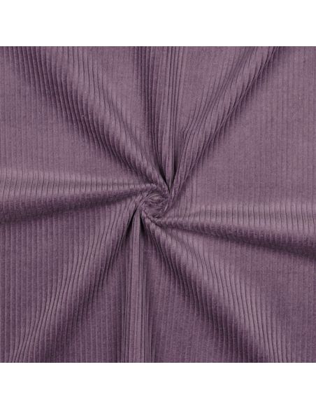 Tessuto velluto a coste di cotone - Malva