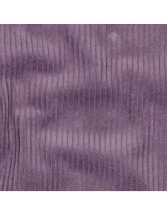 Tessuto velluto a coste di cotone - Malva 2