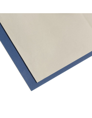 Carta carbone bianca e blu