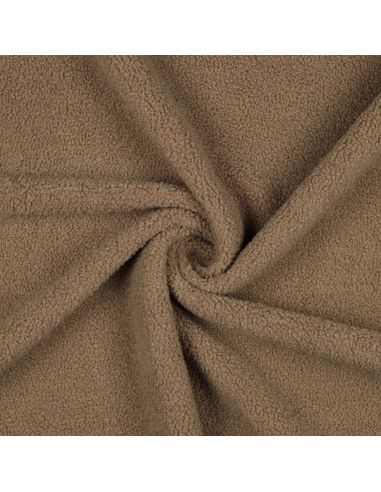 Tessuto in pile Teddy double face - Mocha