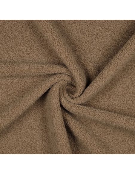 Tessuto in pile Teddy double face - Mocha