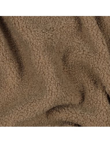 Tessuto in pile Teddy double face - Mocha