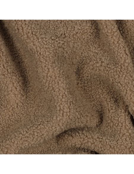 Tessuto in pile Teddy double face - Mocha