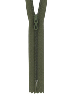 Cerniera in nylon - Verde kaki scuro