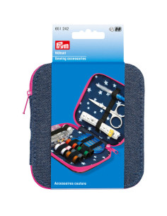 Necessario per cucire - Jeans con chiusura fucsia