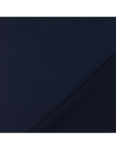 Tessuto Scuba effetto pesca - Blu marino