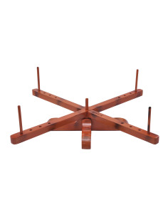 Avvolgitore per matasse in legno da tavolo durevole
