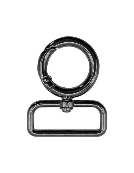 Moschettone girevole rotondo - Canne di fucile 32 x 20 mm