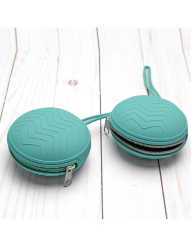 Borsa rotonda per accessori da maglia