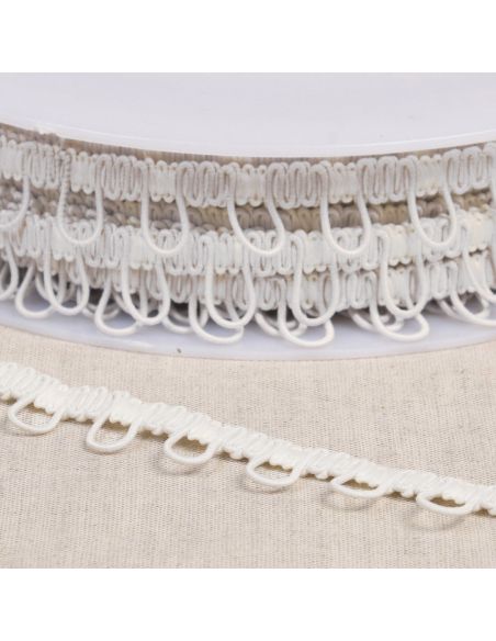 Gala elastico per asole - Avorio