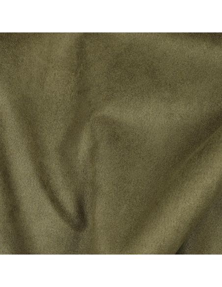 Tessuto scamosciato elasticizzato - Verde kaki chiaro