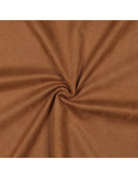 Tessuto scamosciato elasticizzato - Cammello