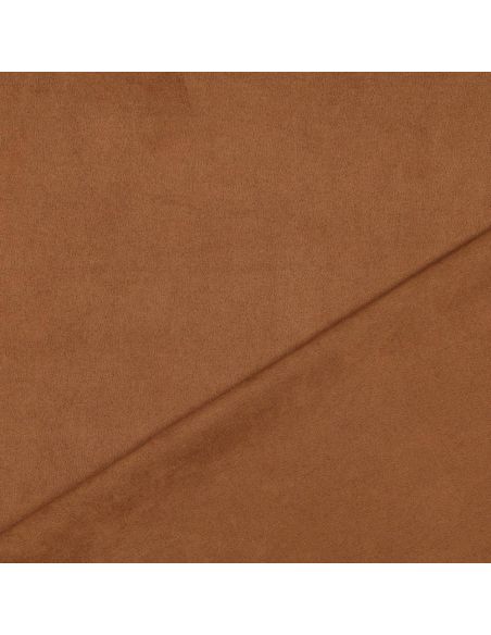Tessuto scamosciato elasticizzato - Cammello