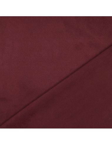 Tessuto scamosciato elasticizzato - Bordeaux