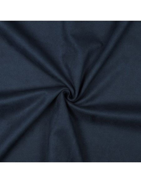Tessuto scamosciato elasticizzato - Blu marino