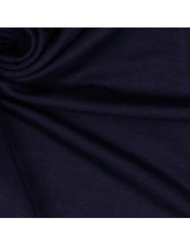 Tessuto jersey tencel modal - Blu marino