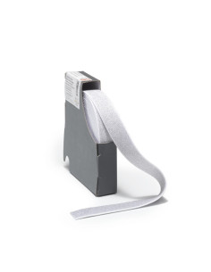 Elastico colore bianco e argento 25 mm 2