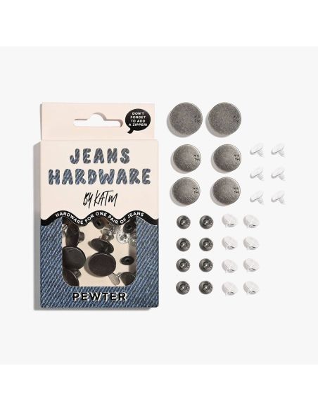 Kit di bottoni jeans e rivetti - Stagno