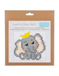 Kit punto croce contato - Elefante