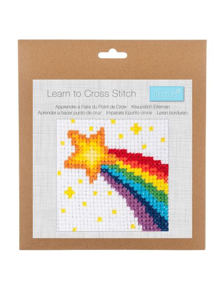 Kit punto croce contato - Arcobaleno