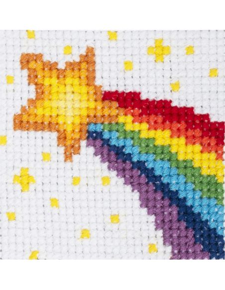 Kit punto croce contato - Arcobaleno