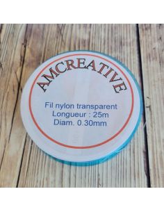Filo di nylon per perline 0,30 mm - Trasparente 2