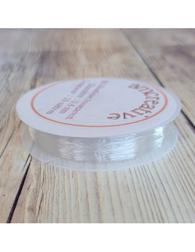 Filo elastico per perline 0,40 mm - Trasparente