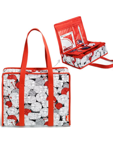 Borsa multi-tasche tutto in uno L Cool Wool