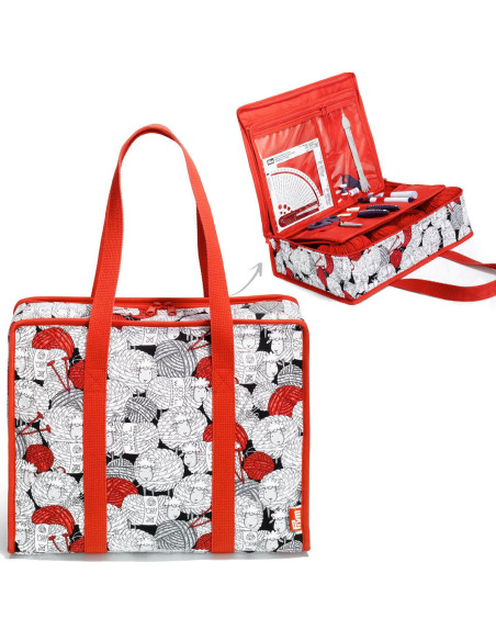 Borsa multi-tasche tutto in uno L Cool Wool