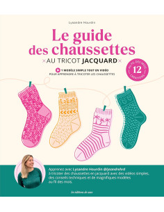 Libro la guida ai calzini a maglia jacquard