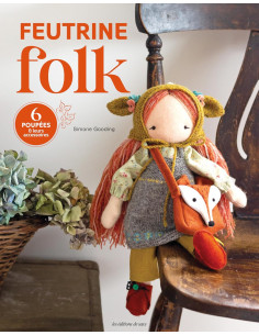 Libro in feltro folk
