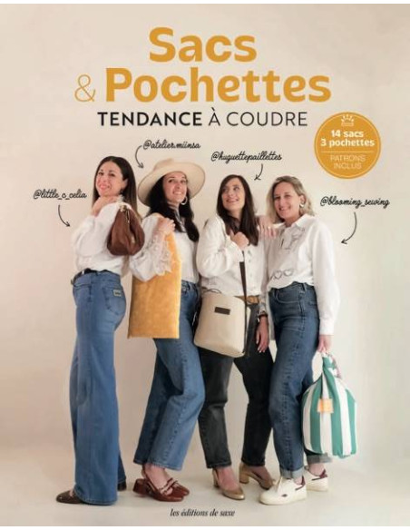 Libri borse e pochette alla moda da cucire