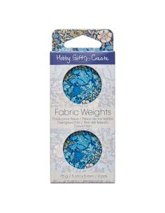 Set di 2 pesi per cartamodello - Collezione fiori blu 2