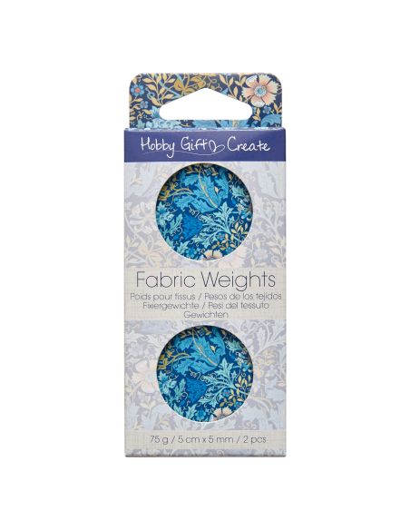 Set di 2 pesi per cartamodello - Collezione fiori blu