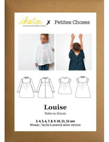 Modello di abito e camicetta Louise - Ikatee