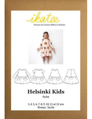 Modello di abito Helsinki kids - Ikatee