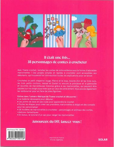 Libro di marionette all'uncinetto