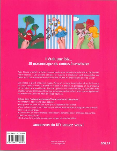 Libro di marionette all'uncinetto