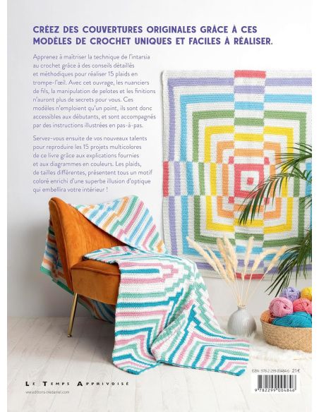 Libro di plaid - Illusioni all'uncinetto