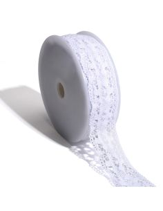Pizzo Géraldine 38mm - Bianco