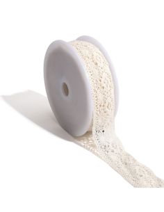 Pizzo Valentine 40mm - Ecru