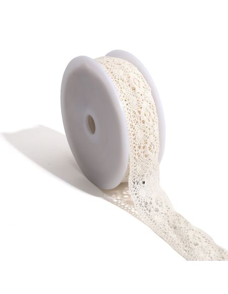 Pizzo Valentine 40mm - Ecru